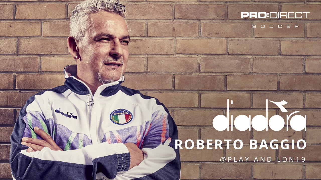 Roberto Baggio: Exclusive Diadora Launch Event with James Richardson