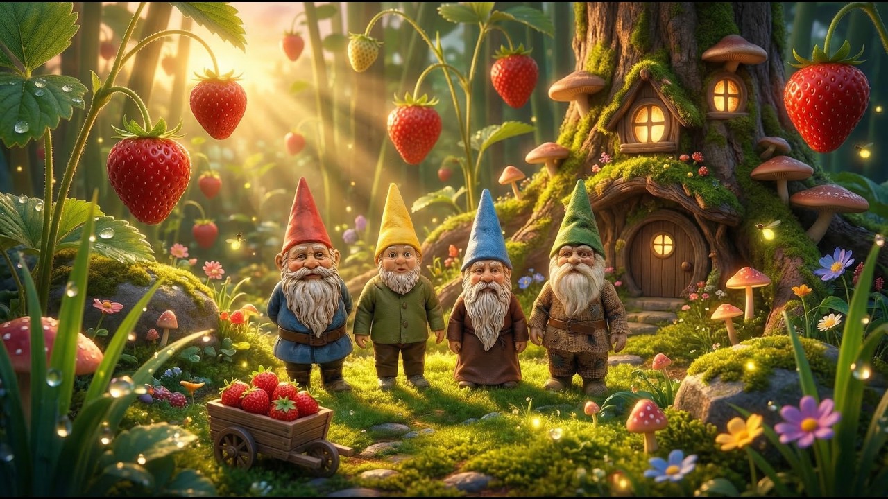 A Peaceful Day in the Tiny Gnome Garden | Miniature Fantasy World