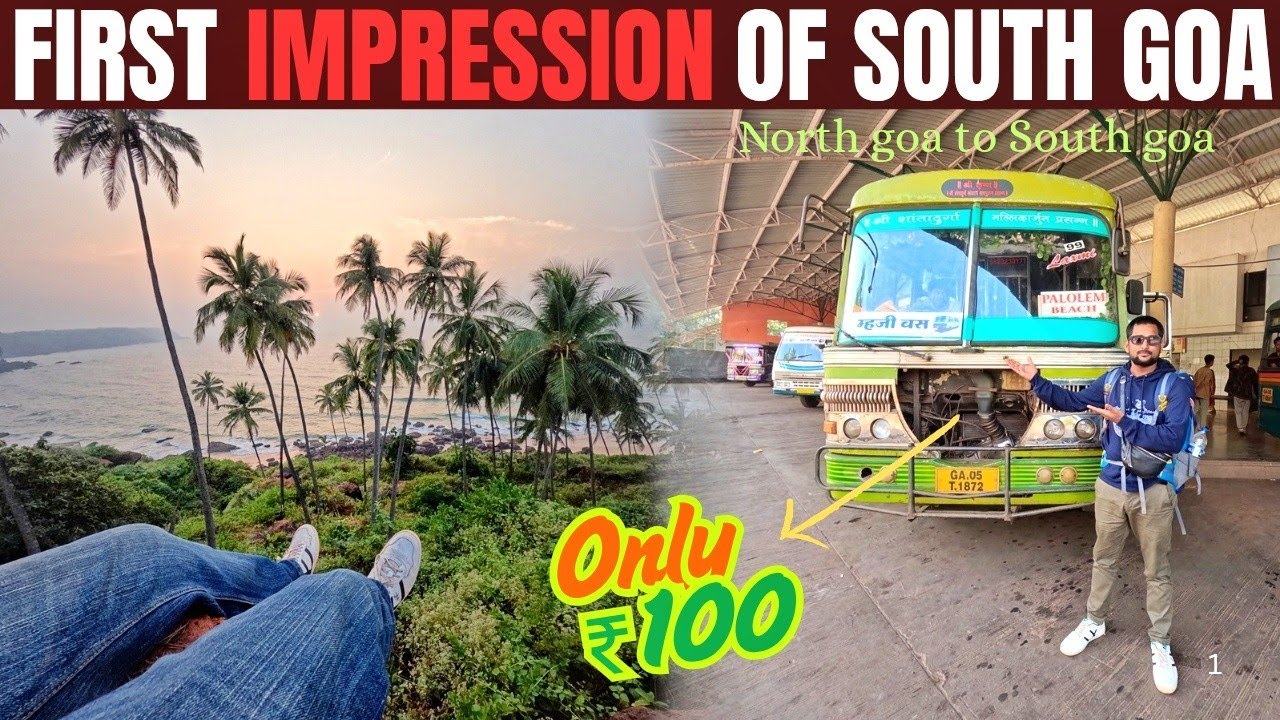 How to reach North goa(Candolim) to South goa(palolem)