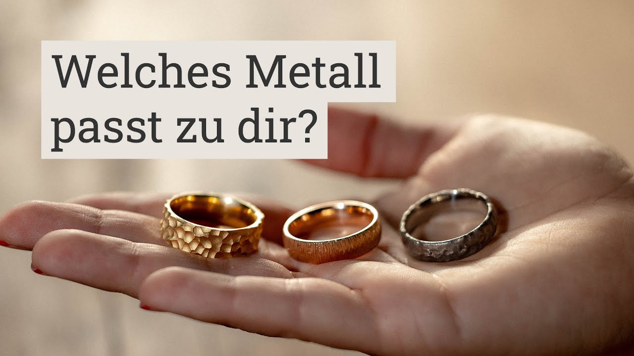 Eheringe - Gelbgold, Ros&eacute;gold, Rotgold oder Wei&szlig;gold?