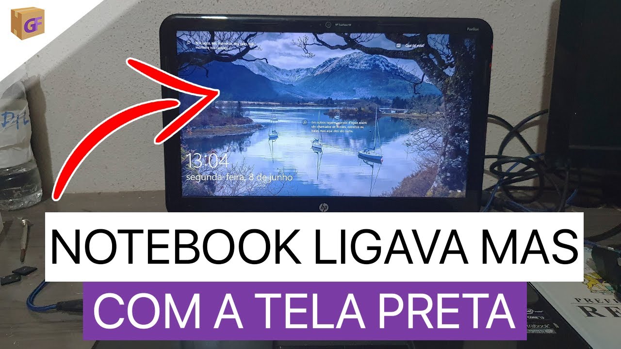 ULTRABOOK HP NÃO DAVA VÍDEO! LIGAVA, MAS FICAVA COM A TELA PRETA [SOLUÇÃO TELA PRETA] - Part 1