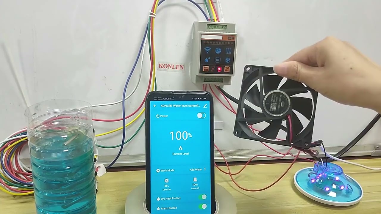 Tuya WIFI Water Level Sensor Controller Auto Control Water Pump Relay Switch Leakage Detector