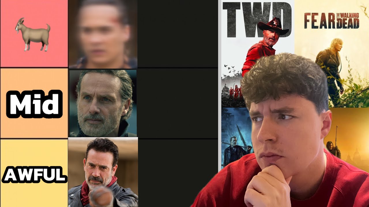 The Walking Dead Universe Character Tier List  (Every Character)