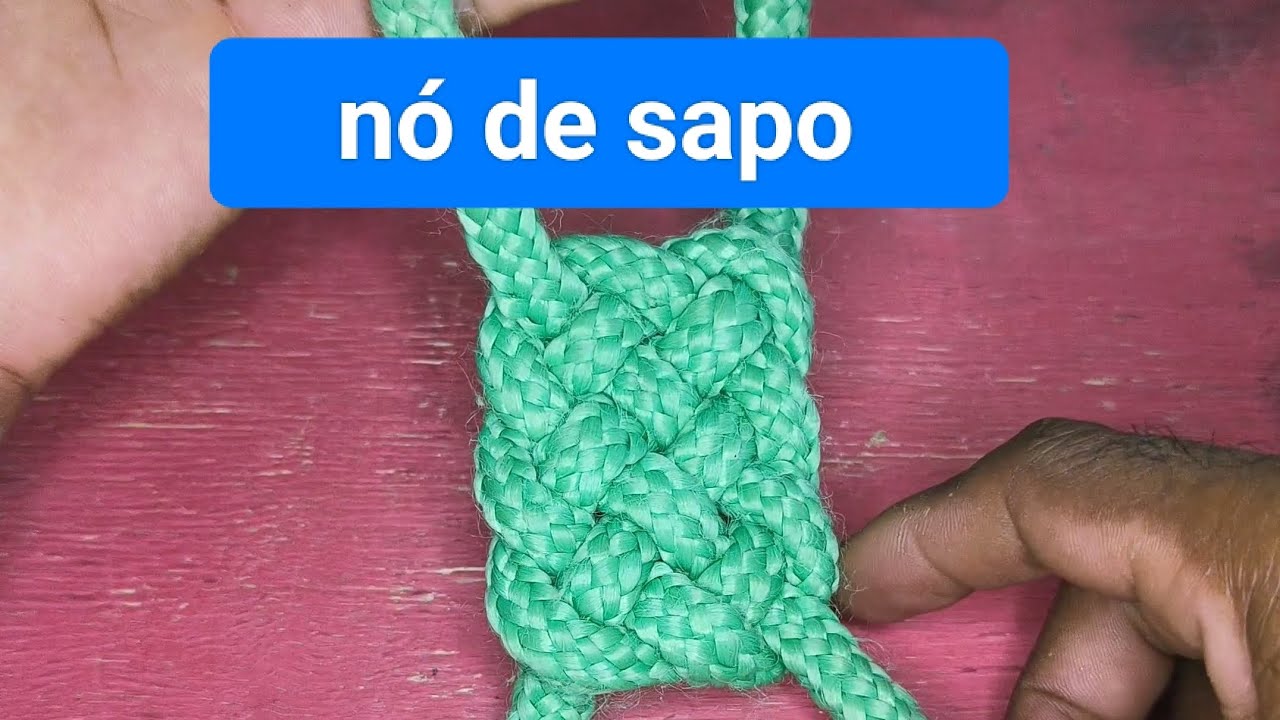 como fazer o nó de sapo