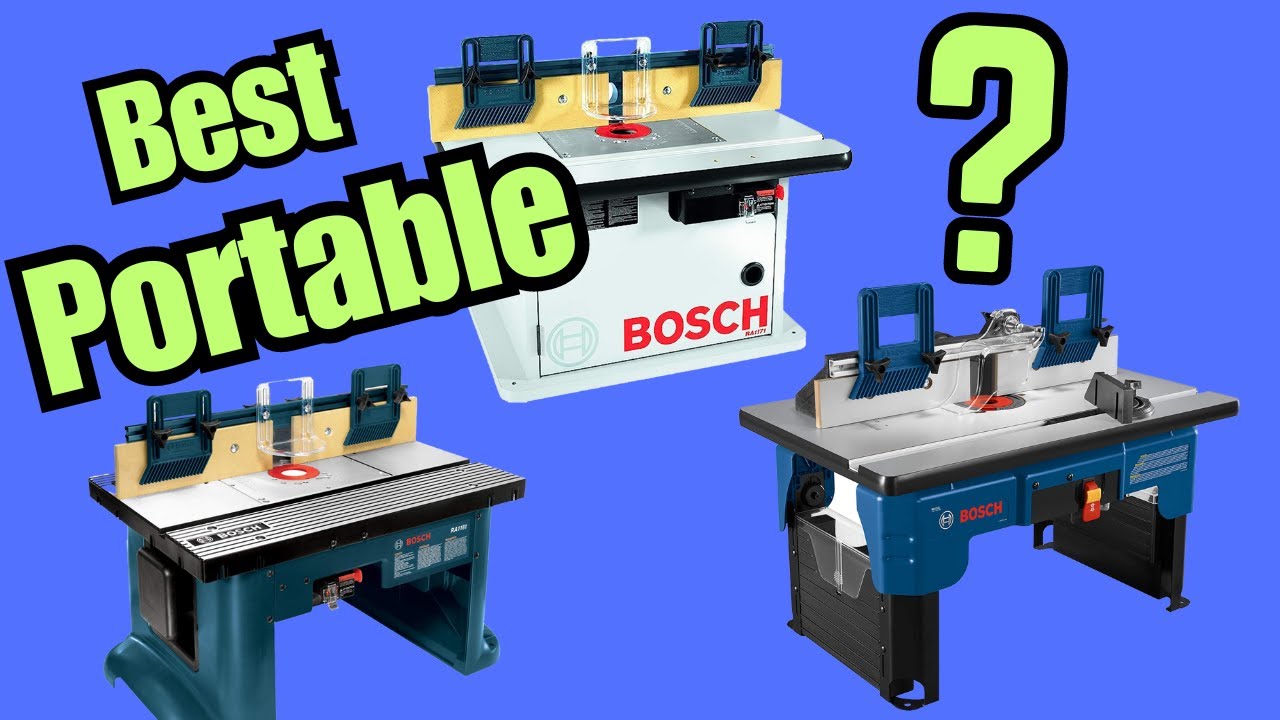 Сравнение фрезерных столов Bosch 3 &mdash; портативные деревообрабатывающие фрезеры