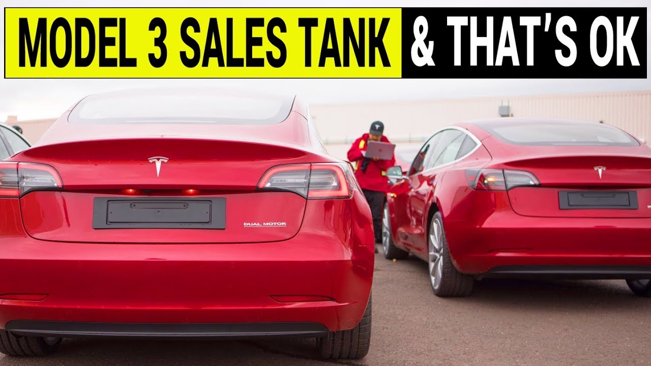Tesla Model 3 Sales Tank but... it's Actually OK