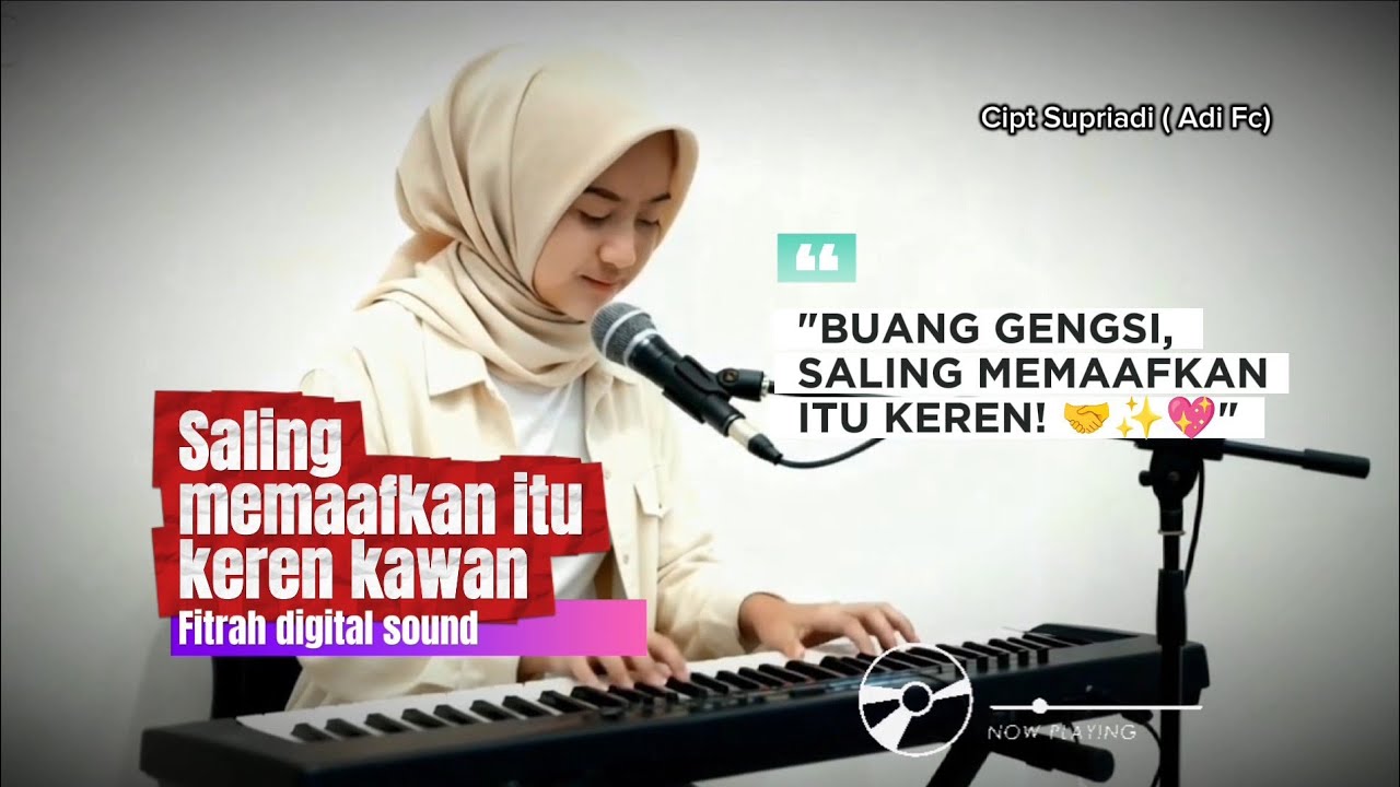 SALING MEMAAFKAN ITU KEREN KAWAN ✨ - Fitrah Digital Sound (Versi Cewek) Karya Adi Fc