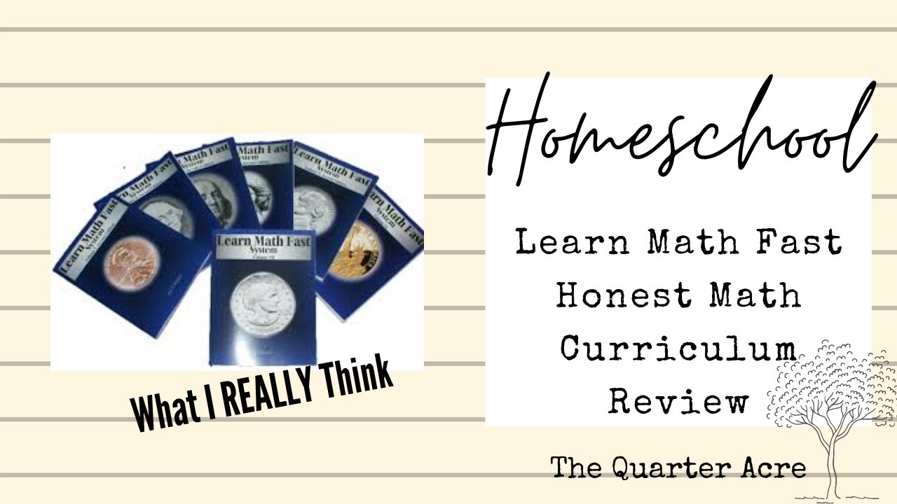 Homeschool Math: Middle School Learn Math Fast Review