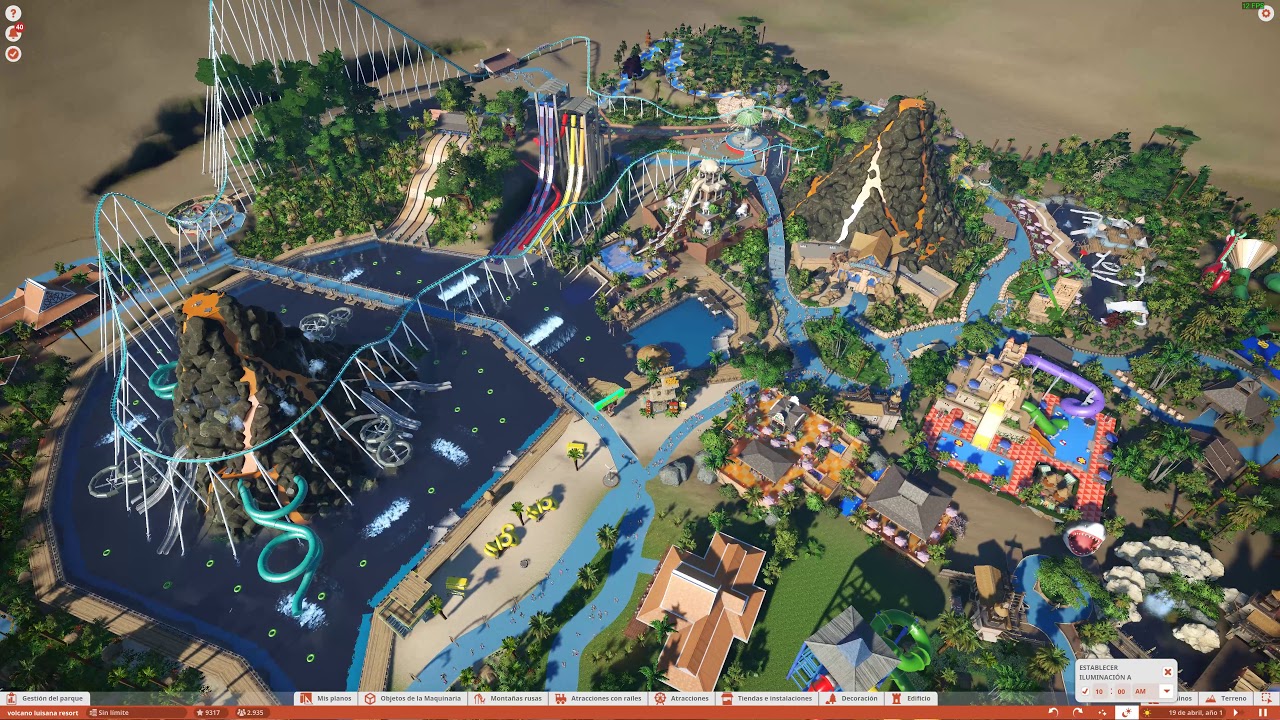Planet Coaster | Grabado con GeForce