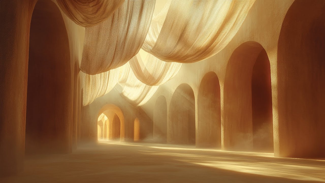 Golden Dunes of Arrakis Ambient Soundscape | Desert Meditation for Deep Focus