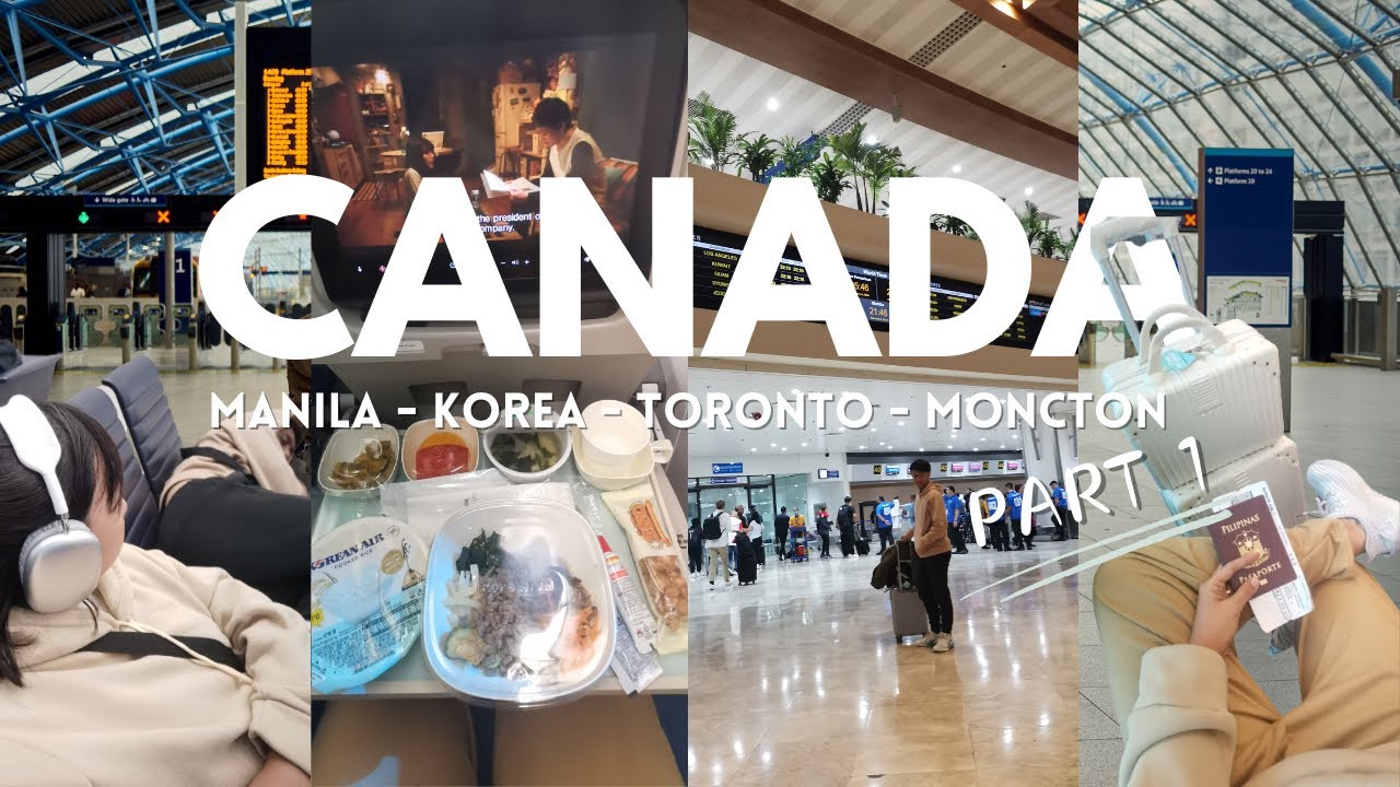 Flight day | Phillipines to Canada — it was a long flight from Manila to Incheon to Toronto