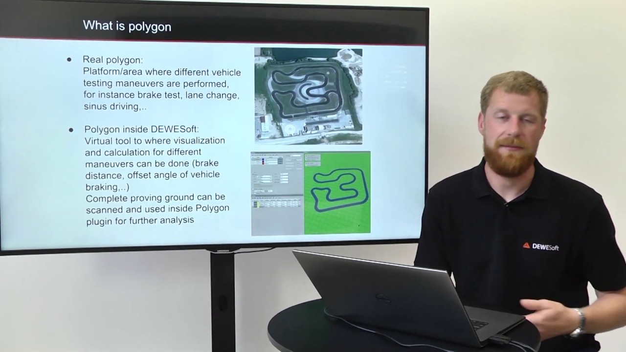 What is polygon in DewesoftX data acquisition software