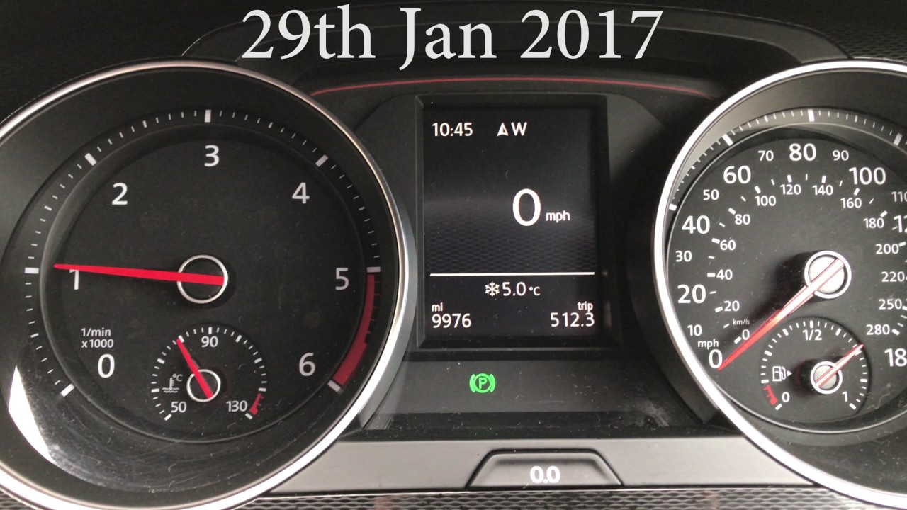 Golf GTD High Idle