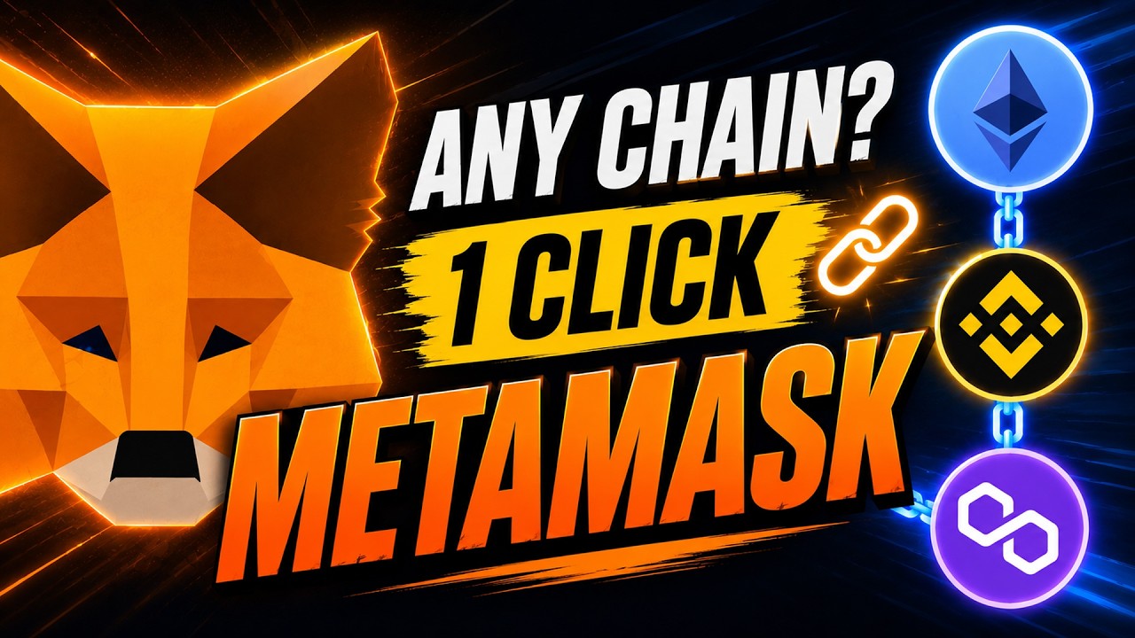 How to Connect ANY Blockchain to MetaMask in 1 Minute! (Super Easy Method)
