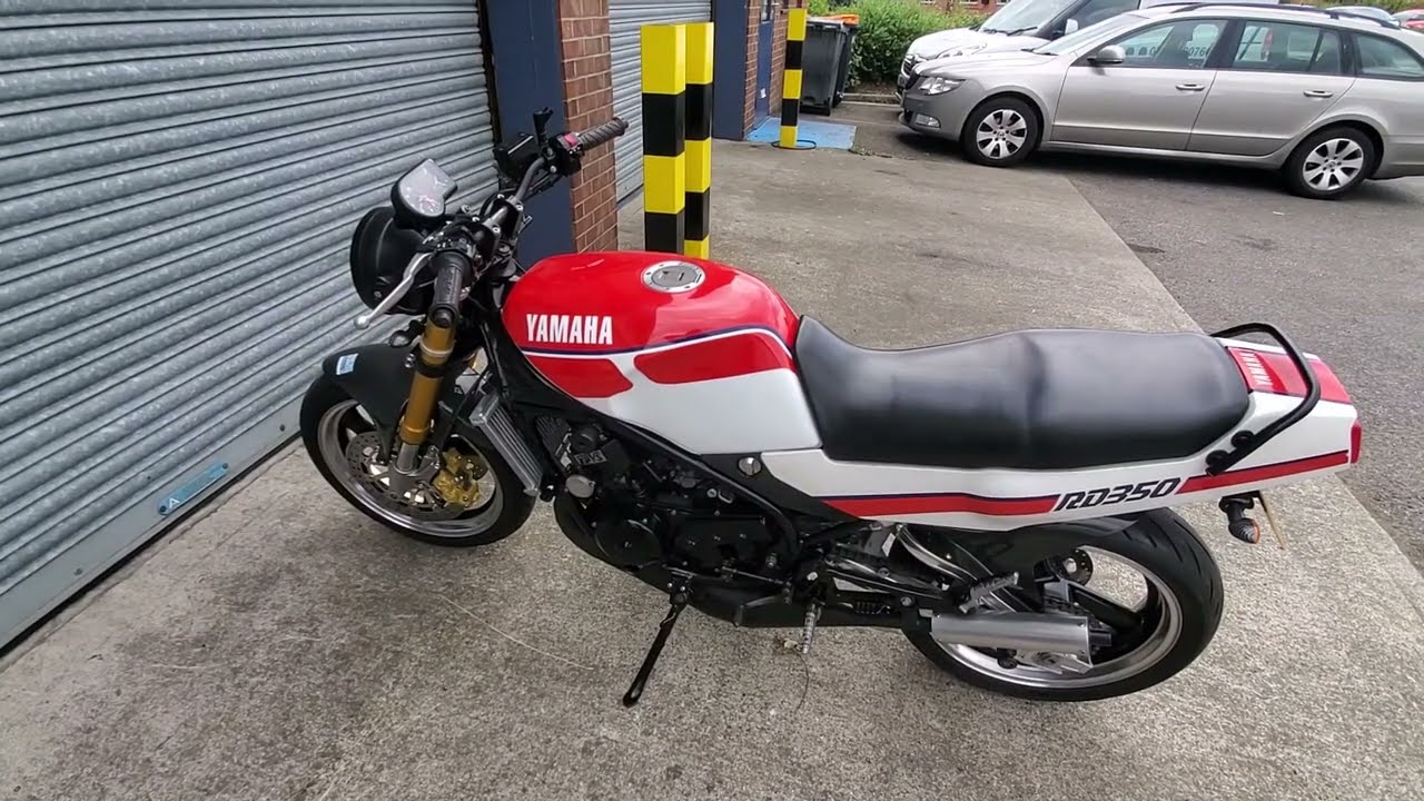 RD350 YPVS, new dashboard and bits and ready to head back out the workshop.