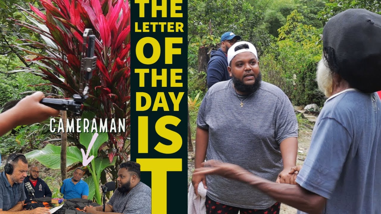 @farmerharry and @Stephon23. The Trini Alphabet Man