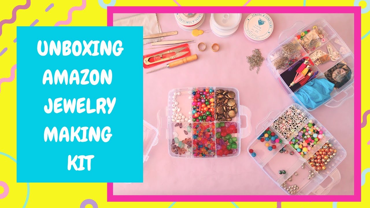 Unboxing amazon jewelry making kit | ASMR | 4K 🎁