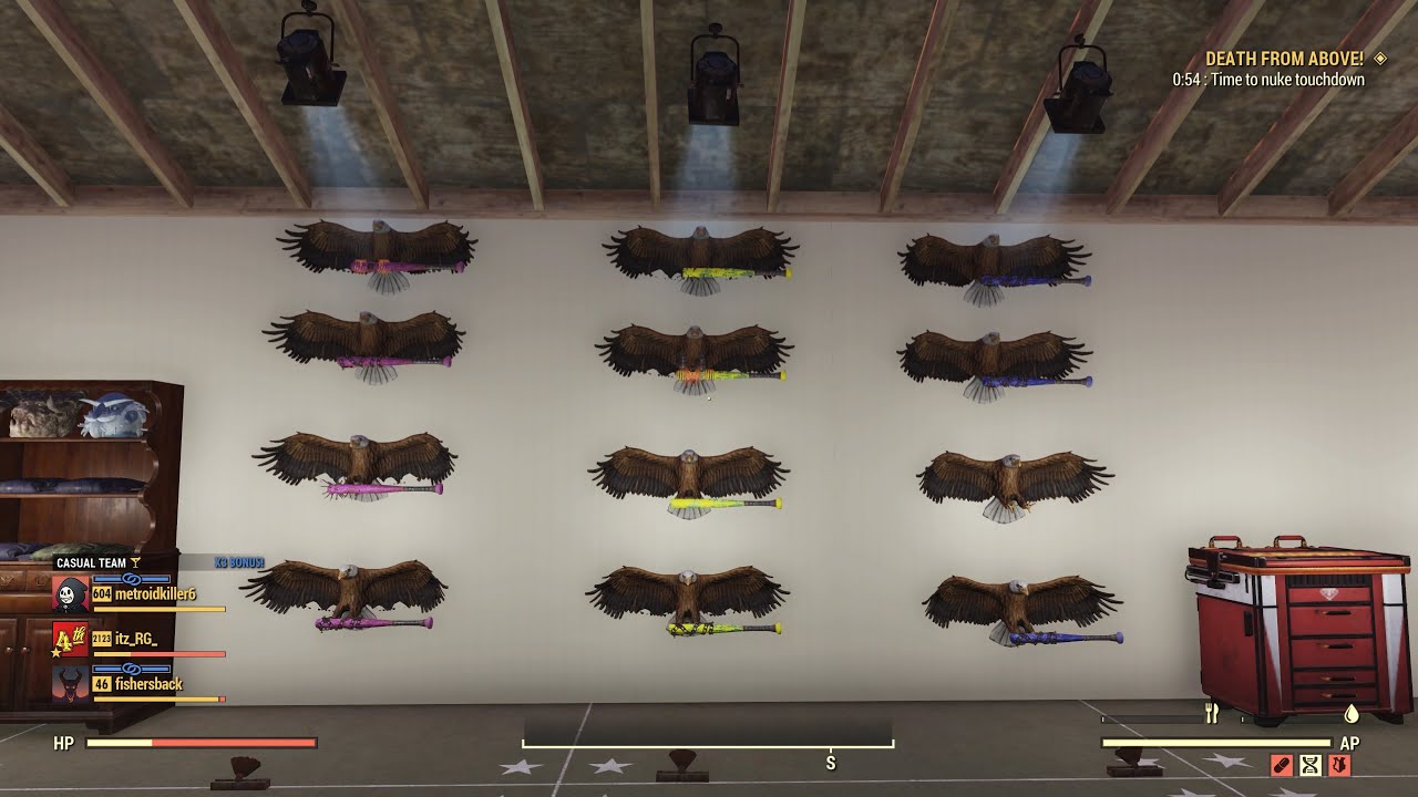 Fallout 76 How to farm rare colored baseball bats