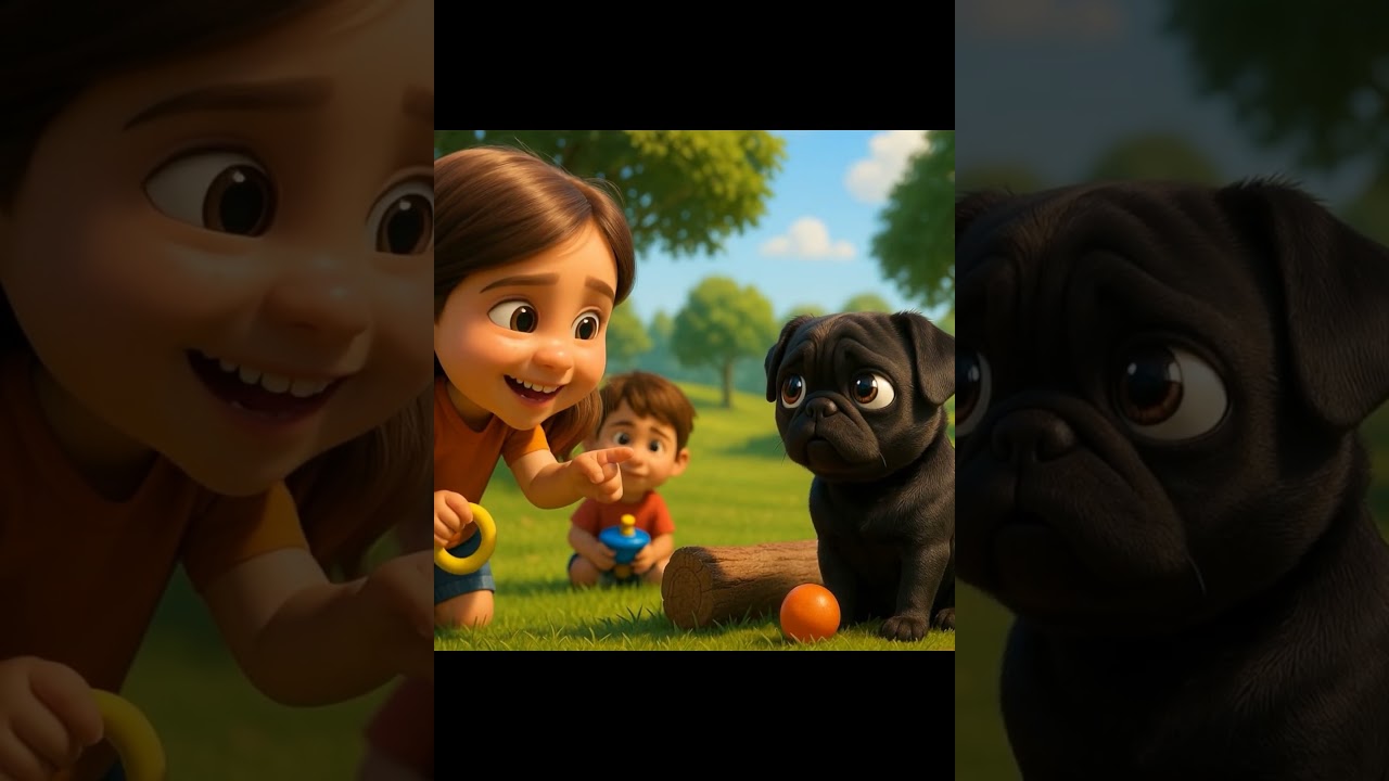 Eddy's Big Jump: A Tiny Pug's Brave Moment #motivationalstoryforkids #inspirationaldogstory