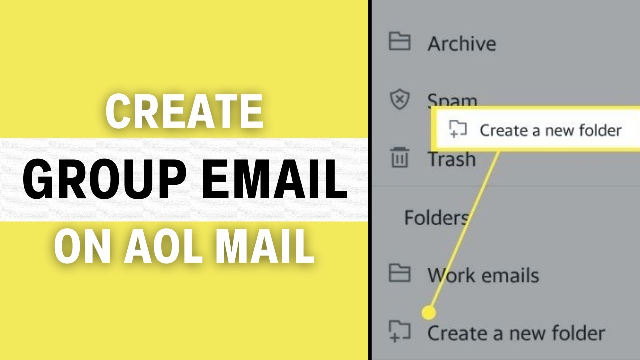 Как создать групповое электронное письмо в AOL Mail (список рассылки)