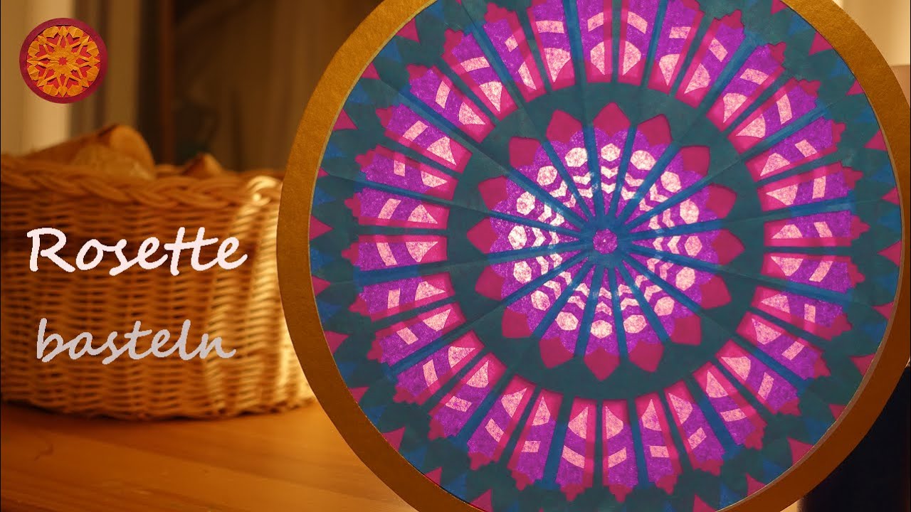 Leuchtende ROSETTEN basteln [DIY] I Waldorf Bastelei