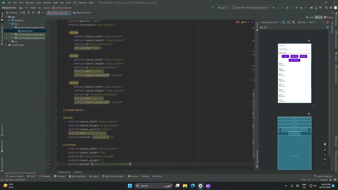 Android Studio : Kotlin - Database Programming with SQLite