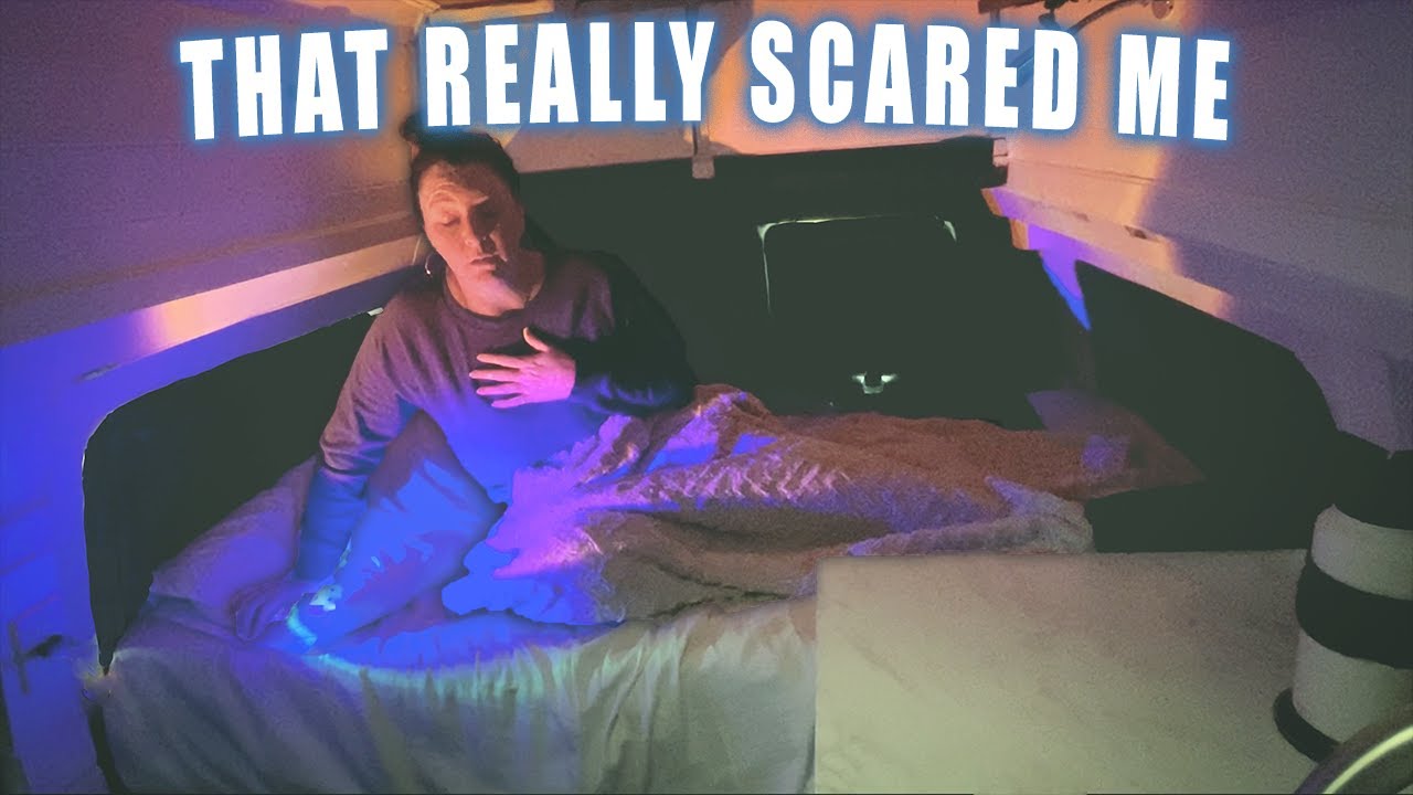 My First Night Sleeping in the Van Again Wasn't What I Expected 😩 | Living in the Van