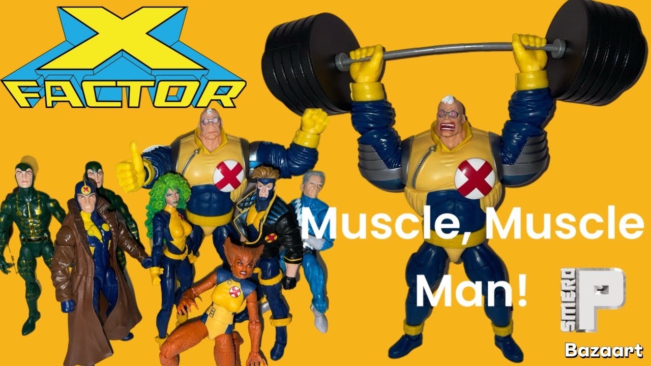 Marvel Legends Strong guy action figure review! | X-Men | X-Factor