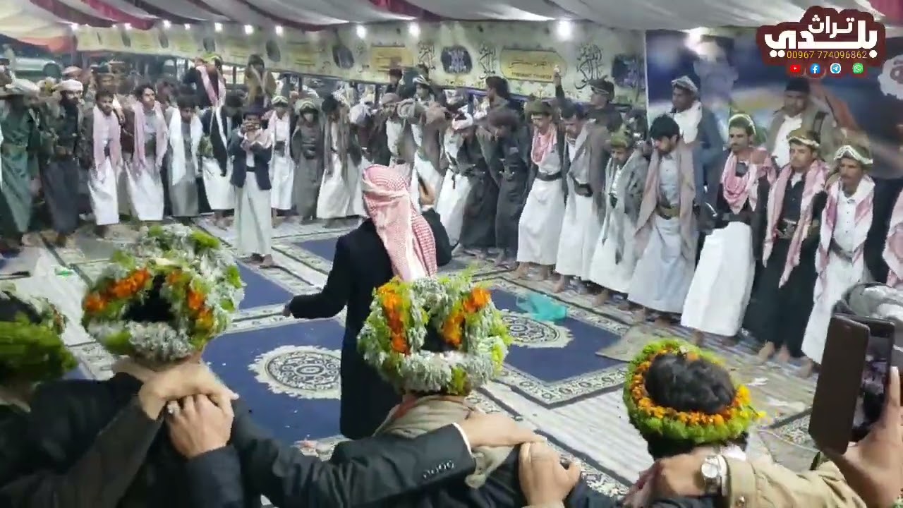 قزوعي خولان بن عامر في عرس ال شاعب مع شيلة ناجي بن باصم حماسي