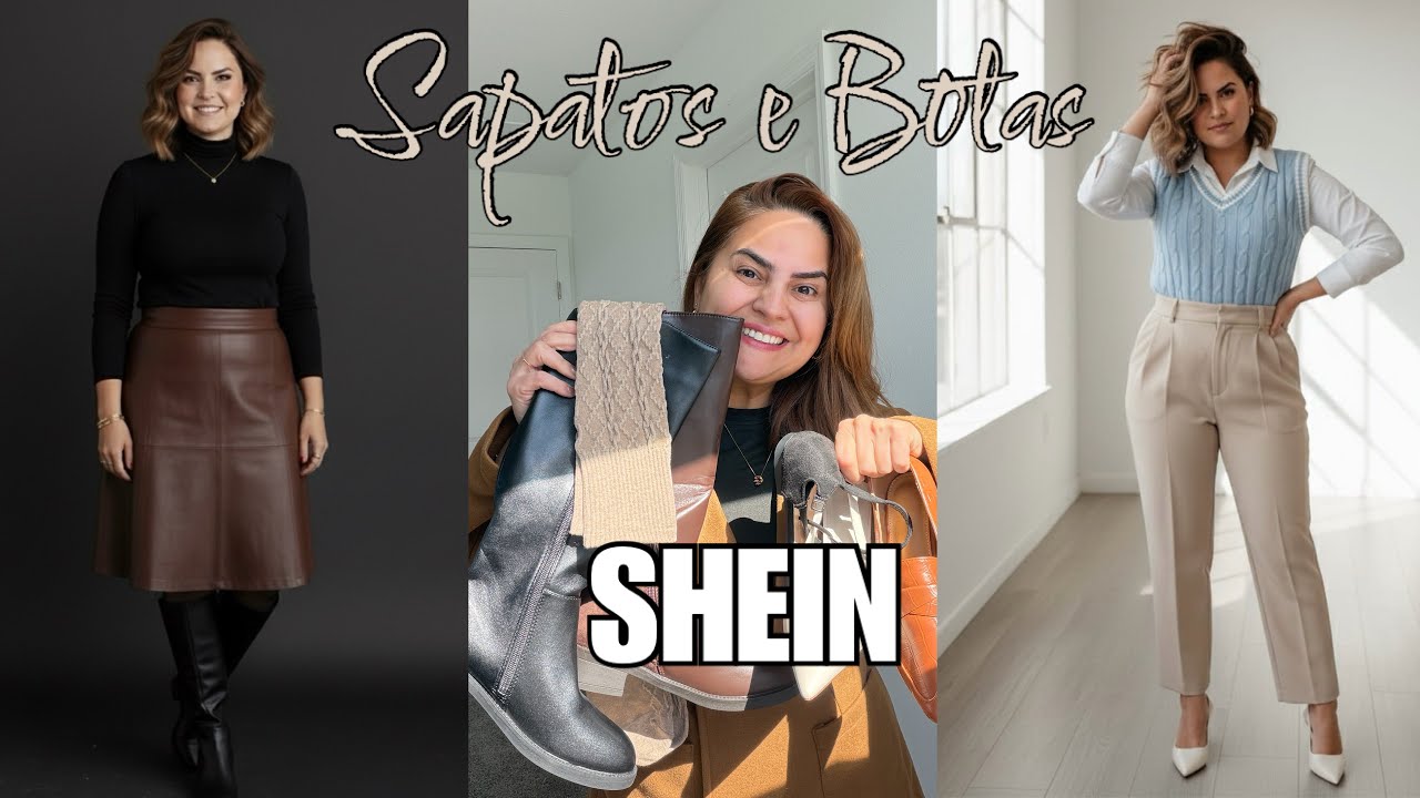 RECEBIDOS DO SITE SHEIN COM MUITOS SAPATOS INCRIVEIS