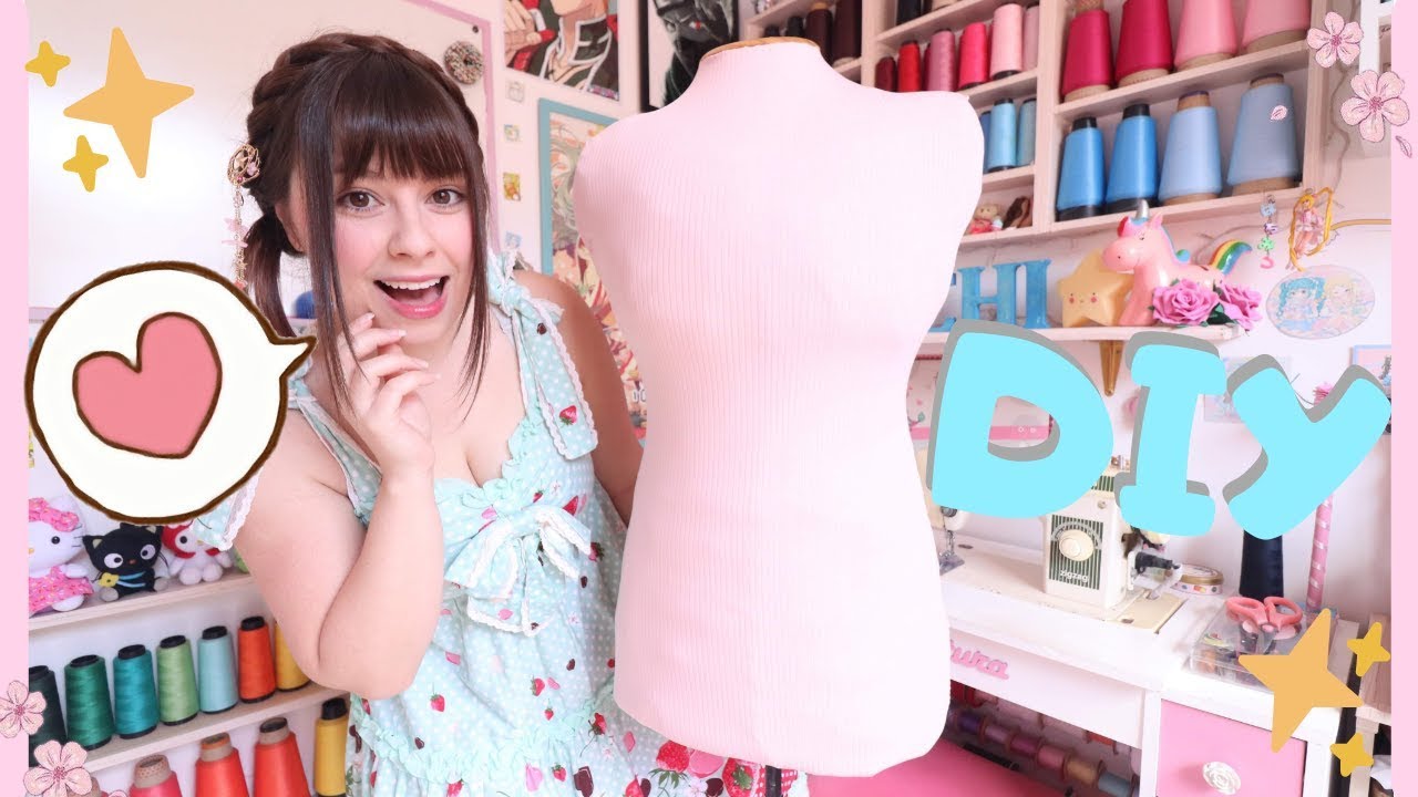 DIY - Como Transformar um Manequim Velho, e que não Serve em Novo!!! (com as suas medidas)📌✂😁