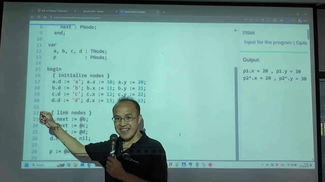 #EP32:  pointer ของ structure (its self structure pointer)  และ simple linked list concept