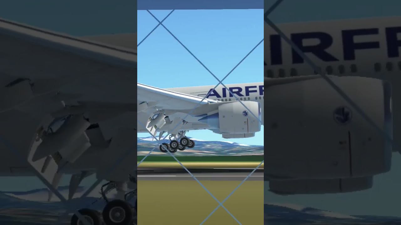 Infinite Flight | Air France Boeing 777-300ER Landing Fort-de-France (FDF) #shorts #infiniteflight