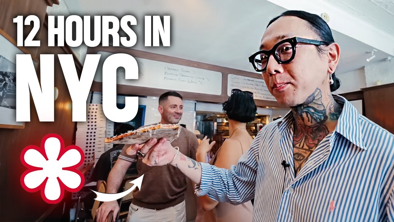 12HRS in New York City - A Michelin Chef Shows Us Where He Eats ft. Ceres, Double Chicken Pls, Lysee
