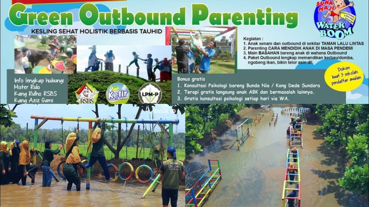 Green  Outbound Parenting Wahana Edukasi Sukahaji  waterboom