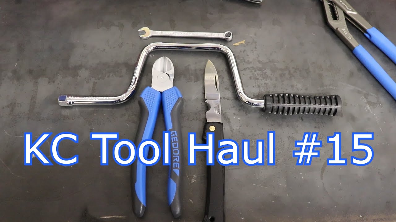 KC Tool Haul #15: Heyco Speed Handle, Hazet Wrench & Cable Knife, and Gedore Side Cutters