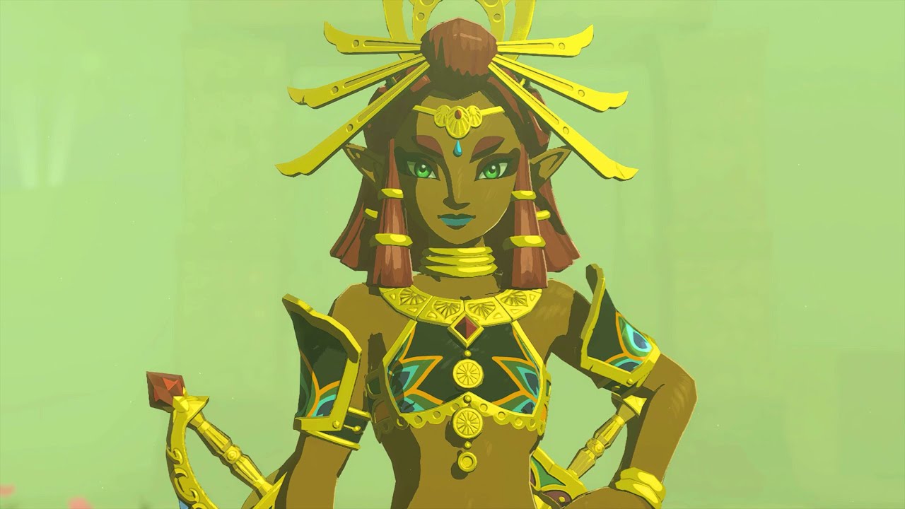 The Legend of Zelda: Tears of the Kingdom - Riju and Link Cutscene