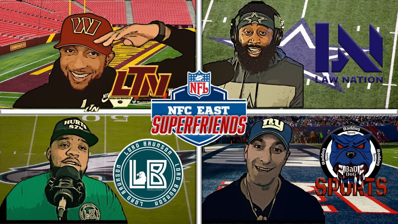 🚨NFC EAST SUPERFRIENDS🚨 | NFC EAST POST-DRAFT ROUNDTABLE w/Baddog (NYG), LB (PHI) & Law (DAL)