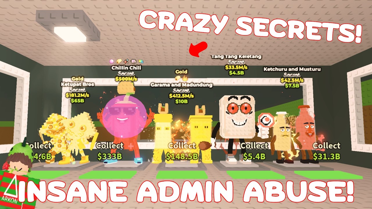 I stole CRAZY SECRETS during ADMIN ABUSE using this NEW METHOD...  (Steal A Brainrot) 🔥