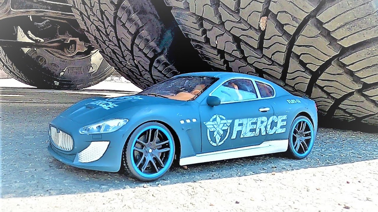 The truck crushes things | Second attempt | Experiment Car vs Toy Сars | 7 Ton Truck | Car Wheel