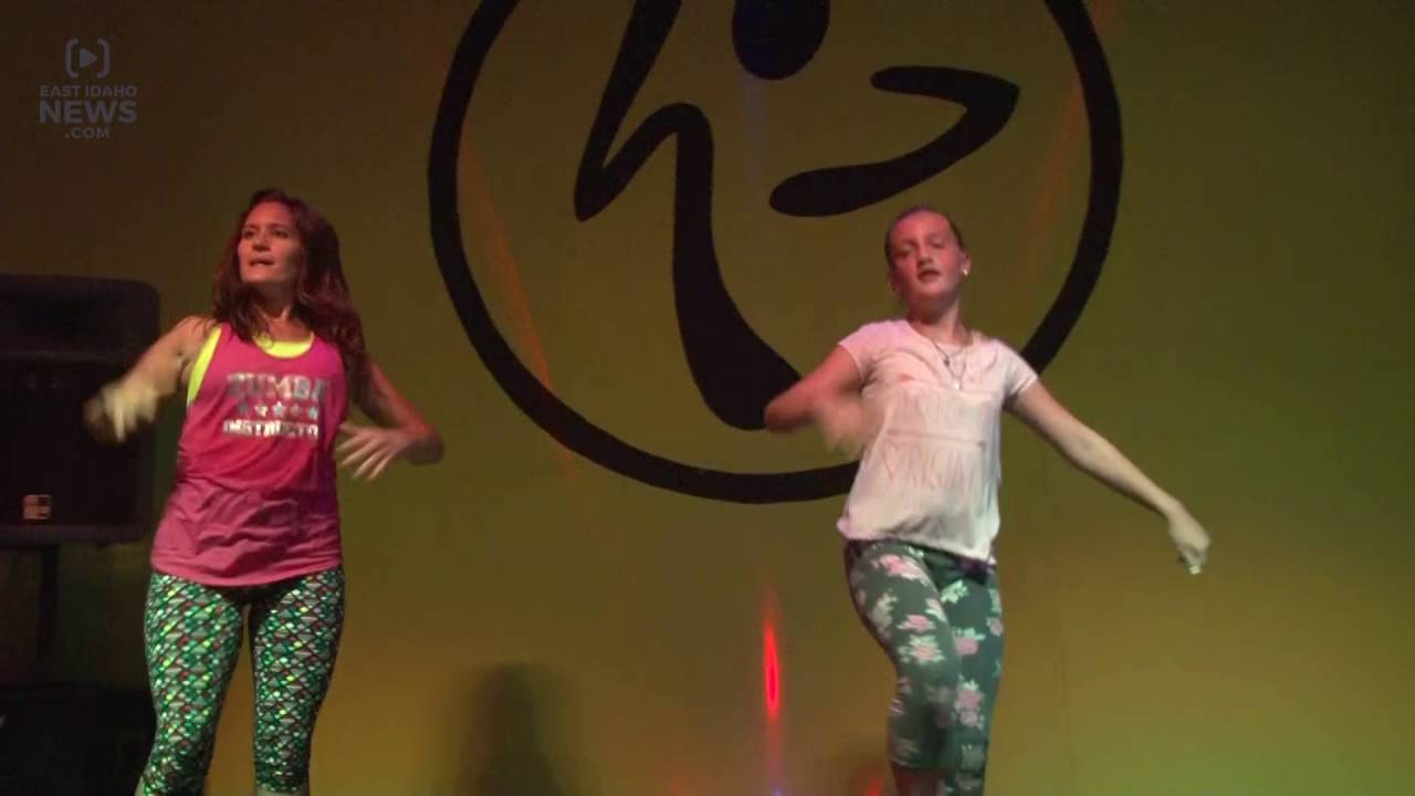 Rigby Zumba instructor promoting body confidence by teaching in the dark