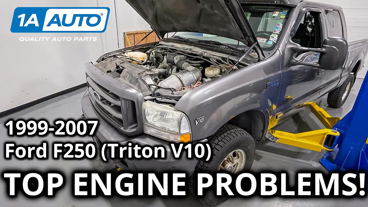 Наиболее распространённые проблемы с двигателем грузовика Ford F-250 1999–2007 годов выпуска
