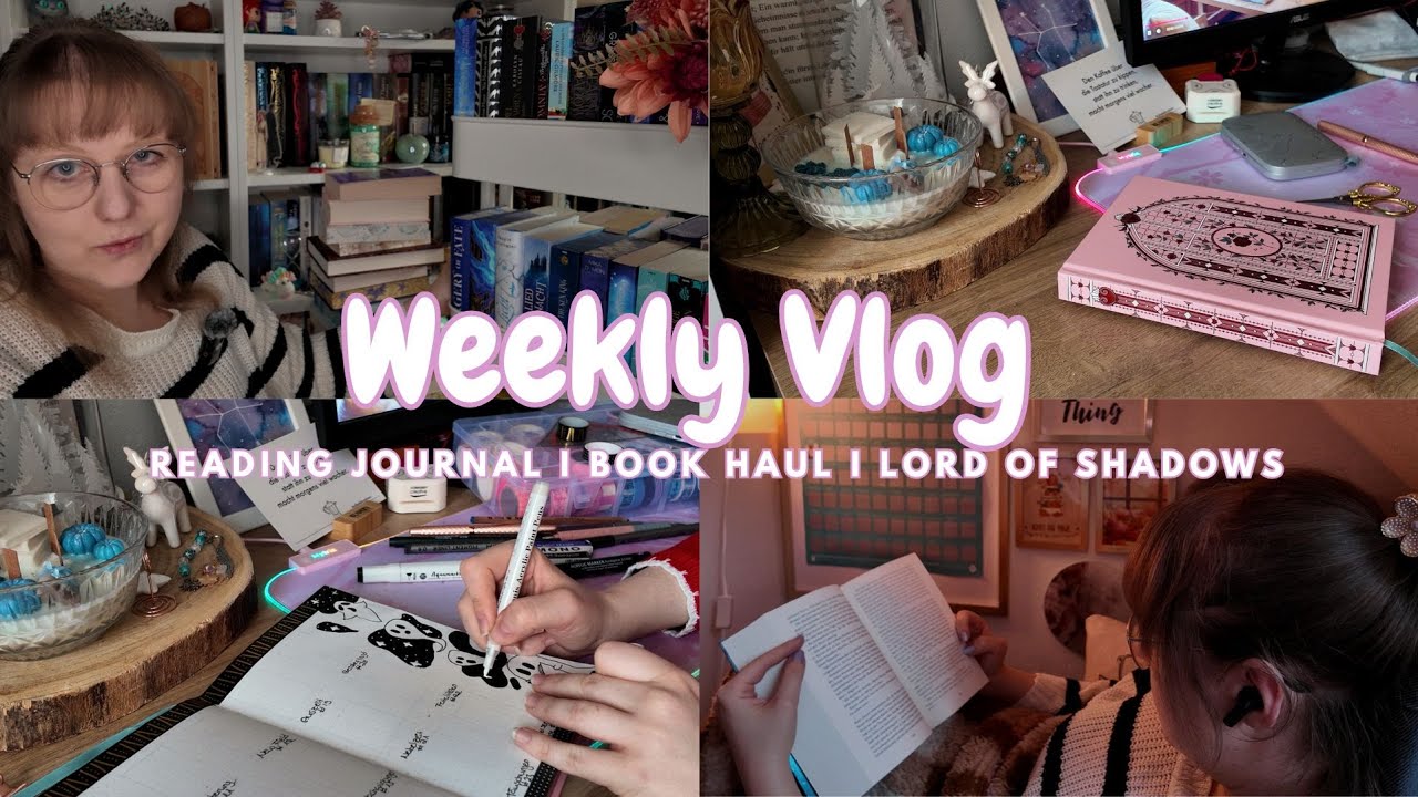 Weekly Vlog I Reading Journal I Book Haul
