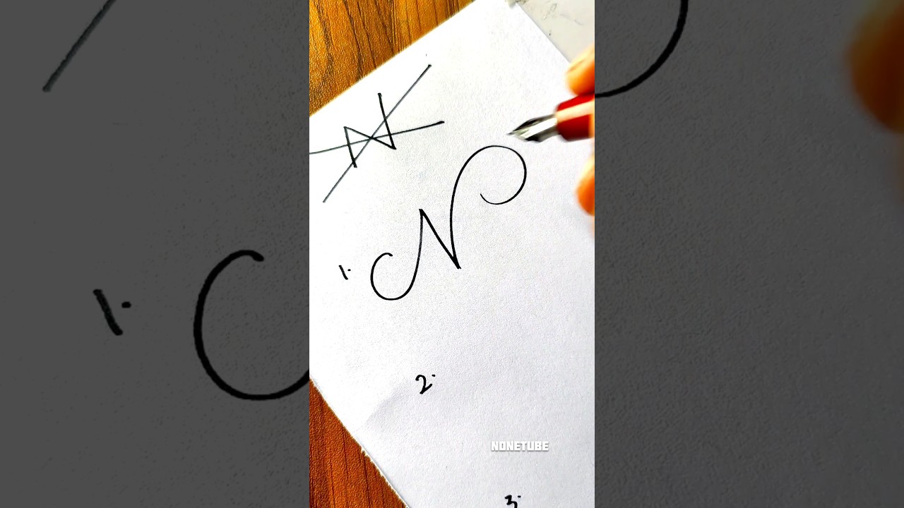 How to sign the letter N? ❤