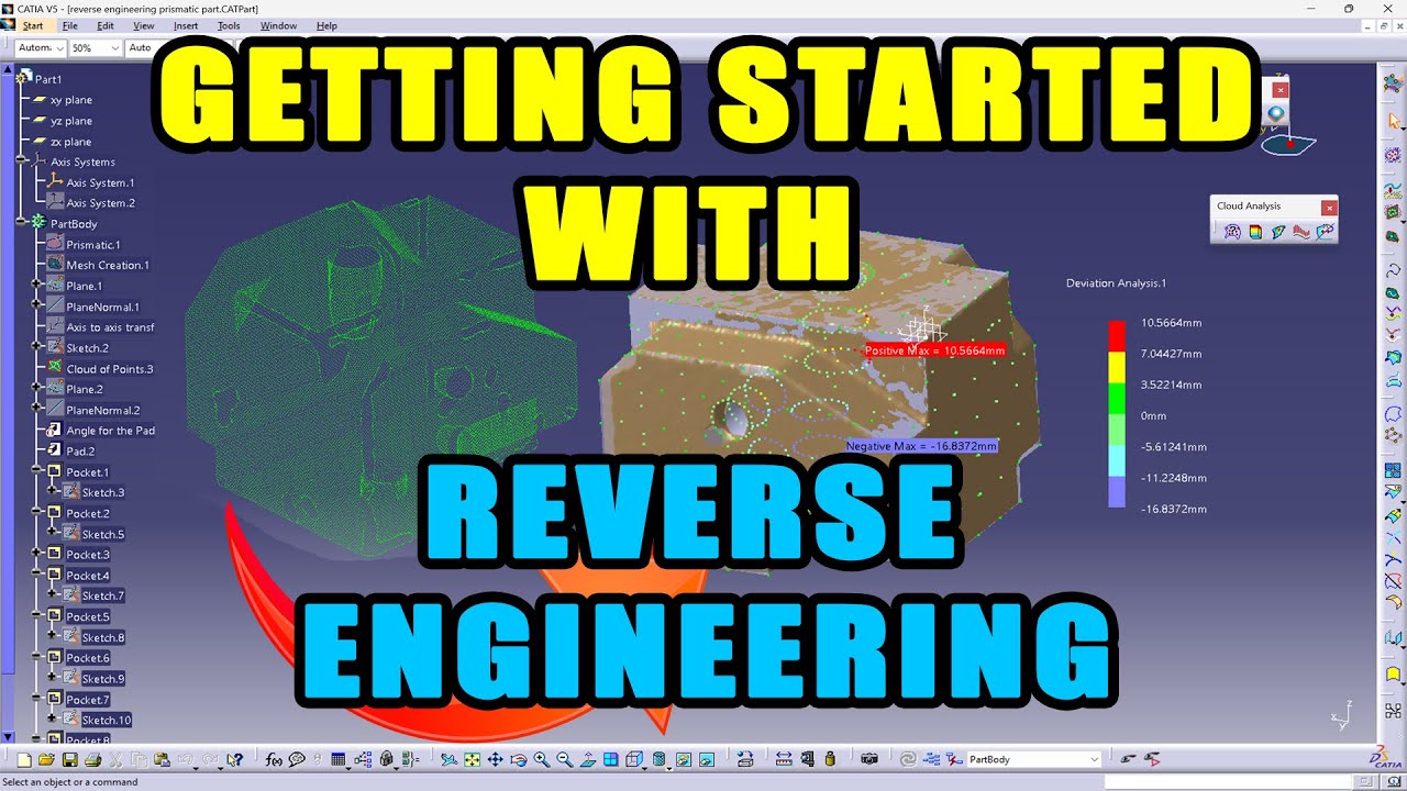 CATIA V5  - Getting started with Reverse Engineering
