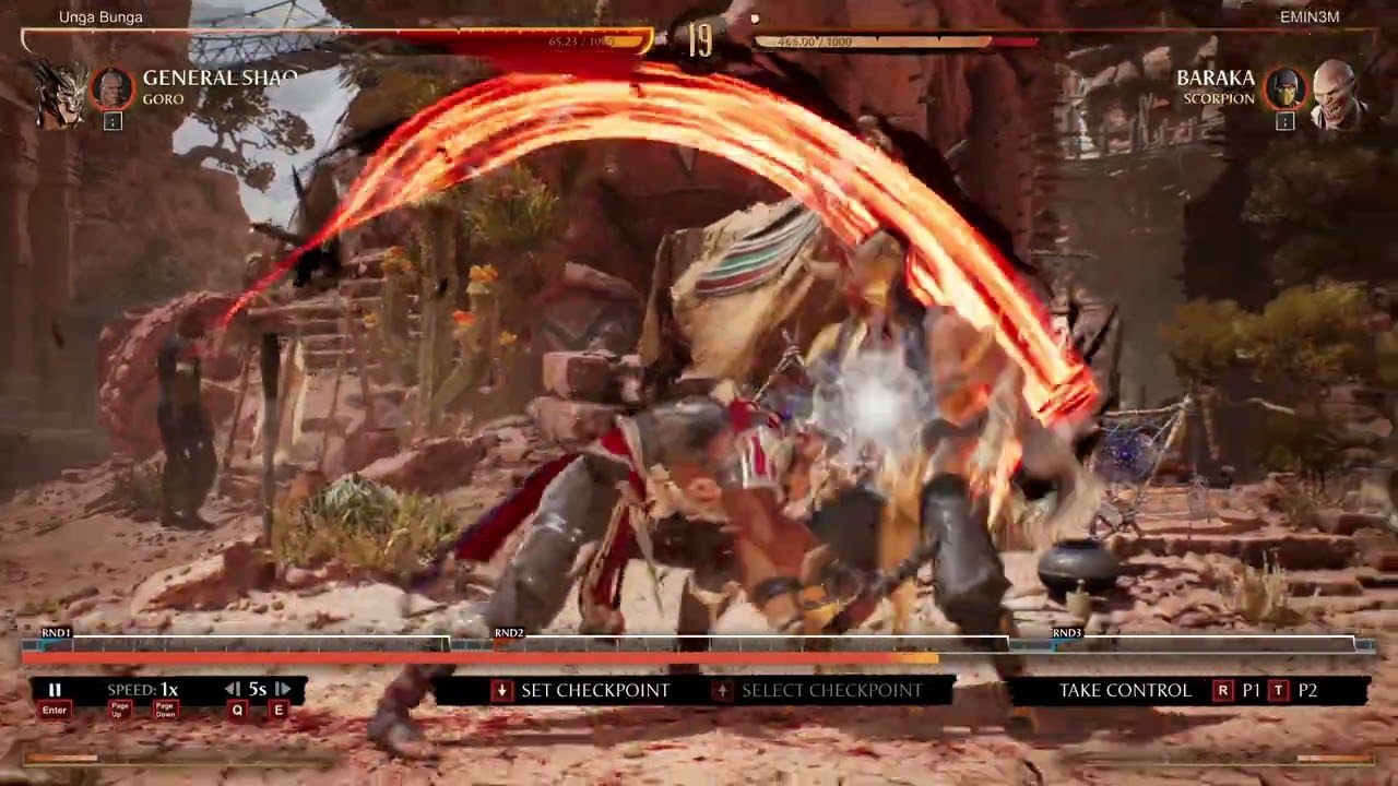 MK1 Online King of Hill VS a good Shao