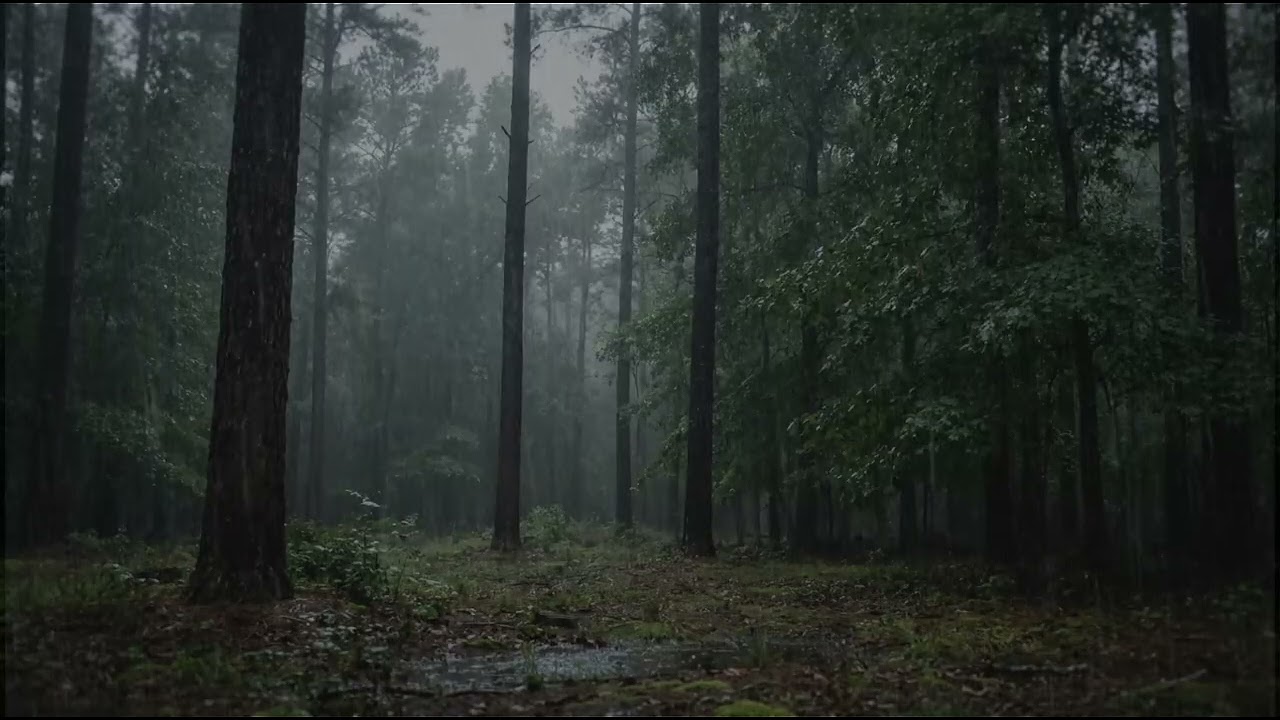 Deep Sleep Rainstorm Sounds – Calming Thunder & Rain for Relaxation, Focus, and Study Time
