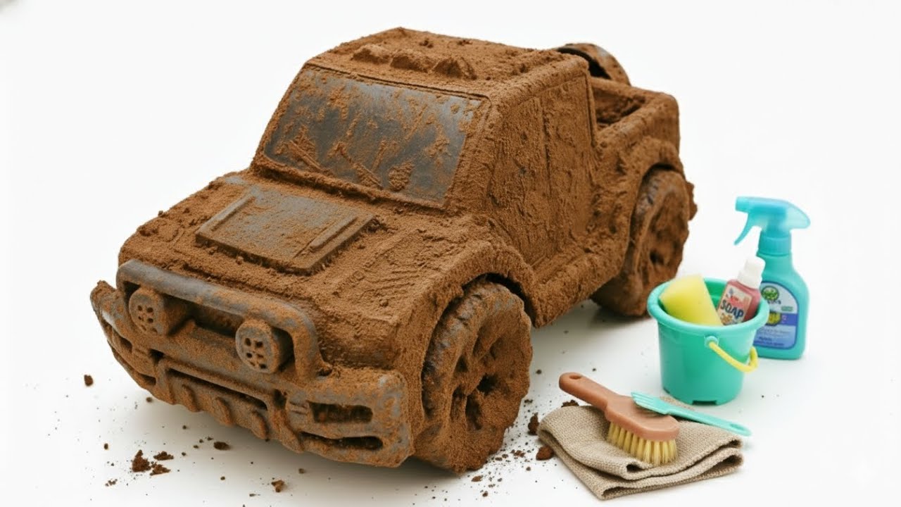 Super Realistic Cleaning of a Ford 4&times;4 After an Extreme Off-Road Adventure🛻😳