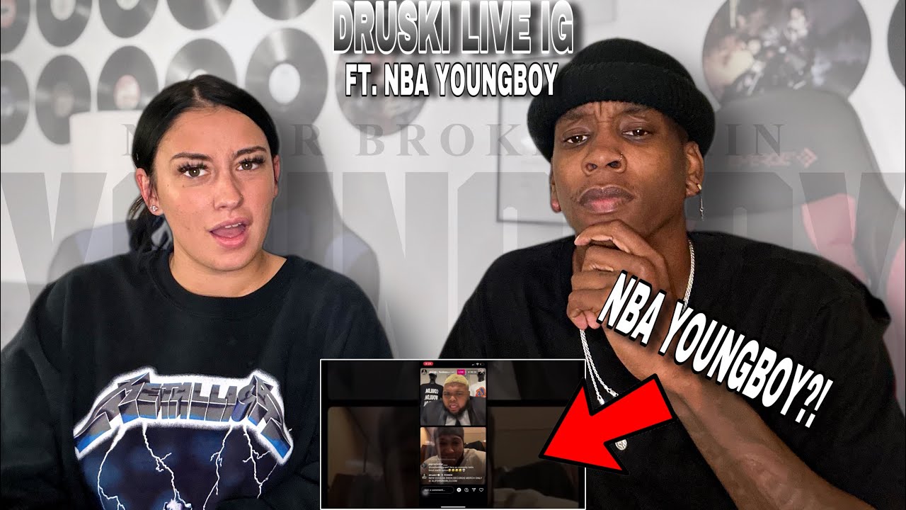 NBA YOUNGBOY JOINED DRUSKI LIVE?! (DID DRUSKI GET SCARED?!) REACTION