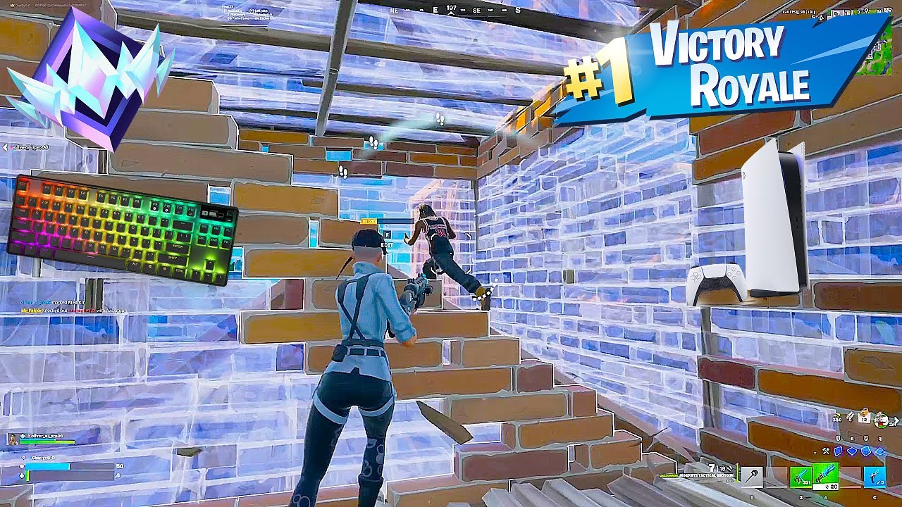 Fortnite Ranked Reload on Ps5 | Keyboard & Mouse Gameplay | 120 FPS